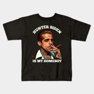 Hunter Biden is my homeboy Kids T-Shirt